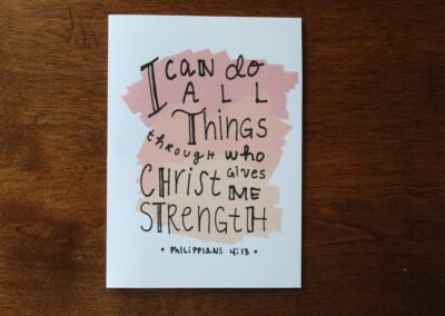 PAPERbyCourtney | Phil 4 13 card
